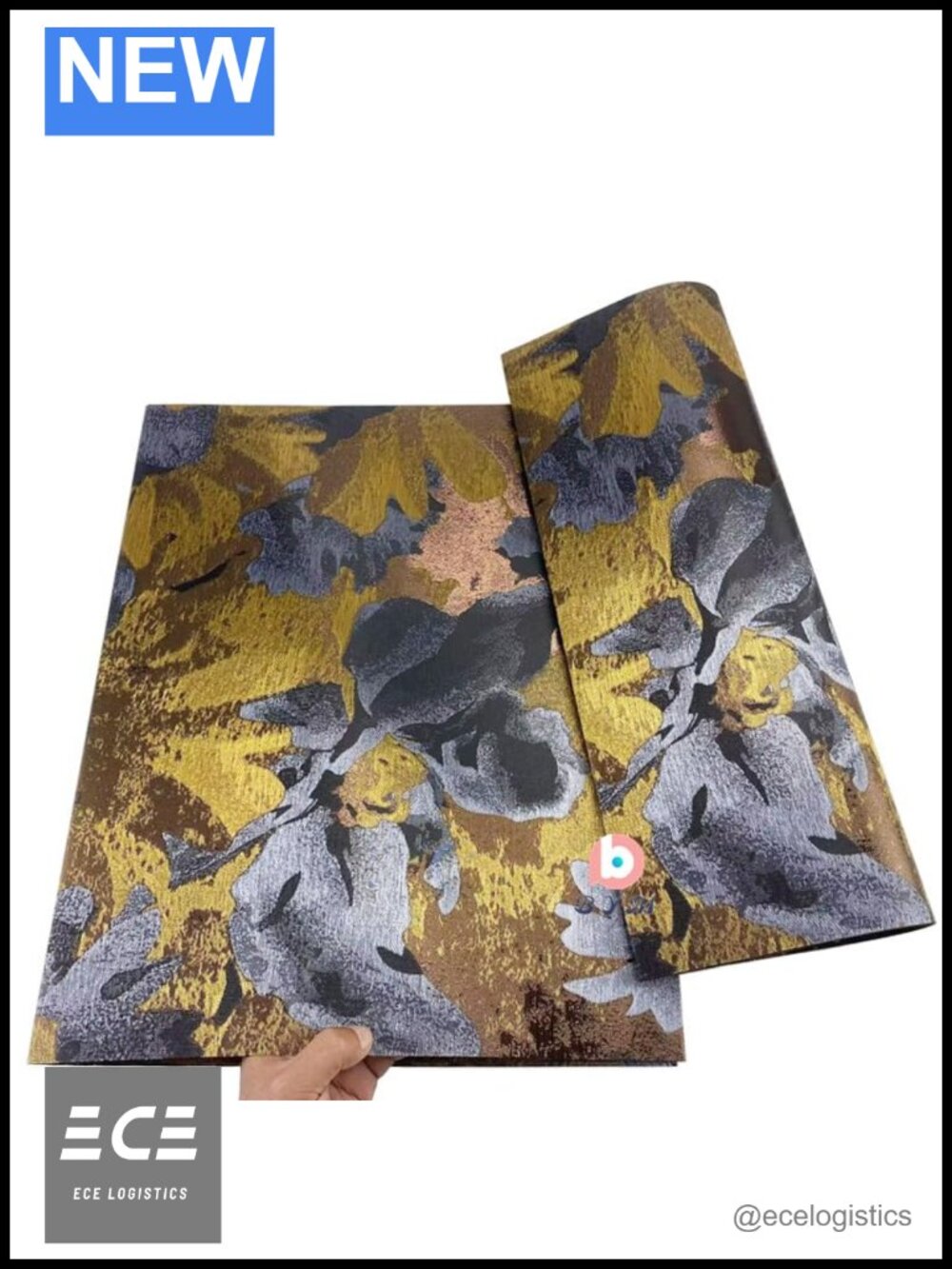 Sego Headtie 2pcs Set 100% Polyester African Headscarf Wrap for Women